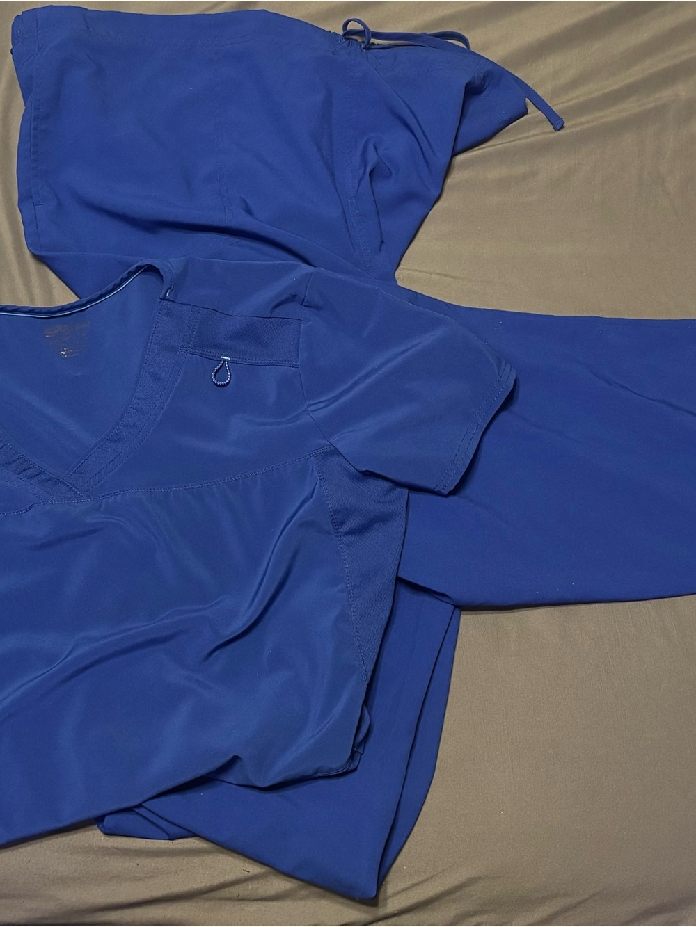 ScrubStar Royal Blue Medical Scrub Top and Pants Set